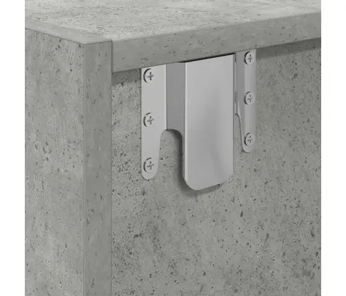 Seina Telerikapid, 2 Tk, Betoonhall, 60X31X25,5 cm Tehispuit