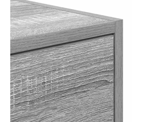 Tv Skapītis, Pelēka Ozolkoka, 60X31X25,5 Cm, Inženierijas Koks Vidaxl