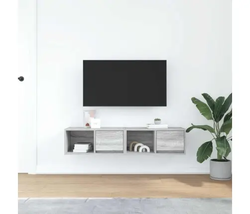 Tv Skapīši, 2 Gab., 60X31X25,5 Cm, Inženierijas Koks Vidaxl