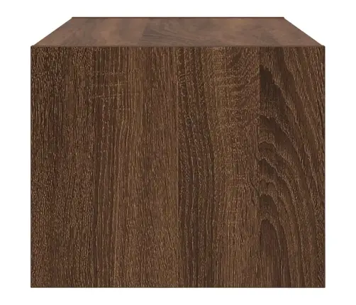 Telerikapid 2 Tk, Pruun Tamm, 60X31X25,5 cm Tehispuit