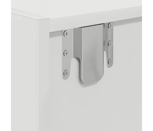 Tv Skapītis, Balts, 80X31X25,5 Cm, Inženierijas Koks Vidaxl