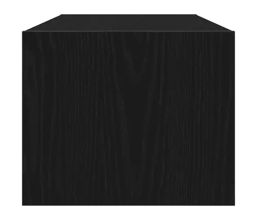 Telerikapp, Must Tamm, 80X31X25,5 cm Tehispuit
