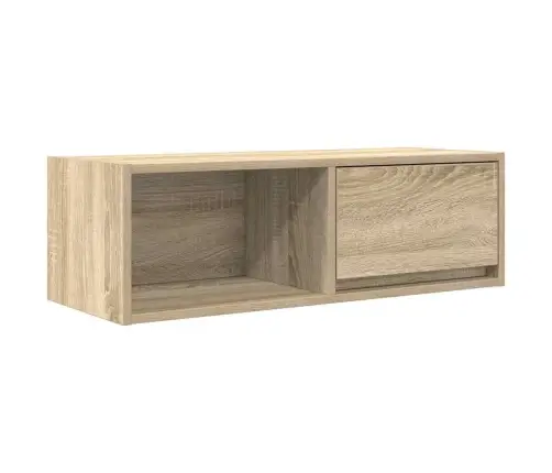 Tv Skapītis, Ozolkoka Krāsa, 80X31X25,5 Cm, Inženierijas Koks Vidaxl
