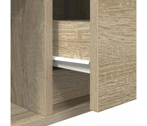 Tv Skapīši, 2 Gab., Ozolkoka, 80X31X25,5 Cm, Inženierijas Koks Vidaxl