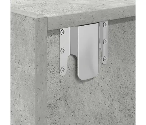 Tv Skapītis, Betonpelēks, 80X31X25,5 Cm, Inženierijas Koks Vidaxl
