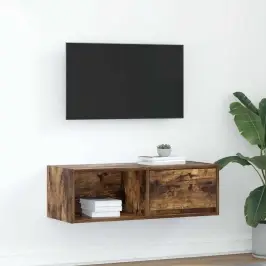 Tv Skapītis, Ozolkoka Krāsa, 80X31X25,5 Cm, Inženierijas Koks Vidaxl
