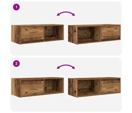 Televizoriaus Spintelė, Medienos, 80X31X25,5 cm Mediena