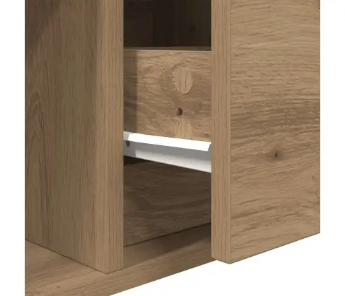 Tv Skapīši, 2 Gab., Koka Krāsā, 80X31X25,5 Cm Inženierijas Koks Vidaxl