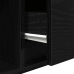 Tv Skapis, Melns Ozola 100X31X25,5 Cm Inženierijas Koks Vidaxl