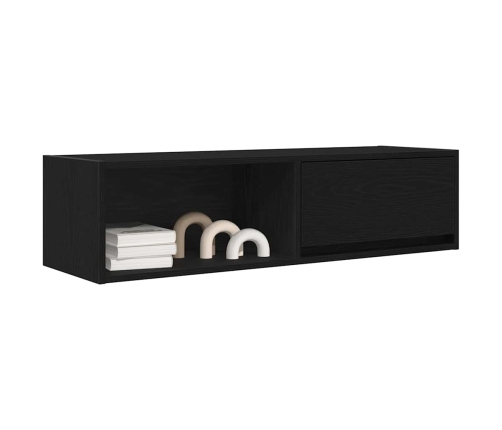 Tv Skapis, Melns Ozola 100X31X25,5 Cm Inženierijas Koks Vidaxl
