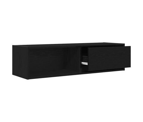 Tv Skapis, Melns Ozola 100X31X25,5 Cm Inženierijas Koks Vidaxl