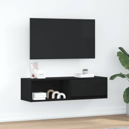 Tv Skapis, Melns Ozola 100X31X25,5 Cm Inženierijas Koks Vidaxl