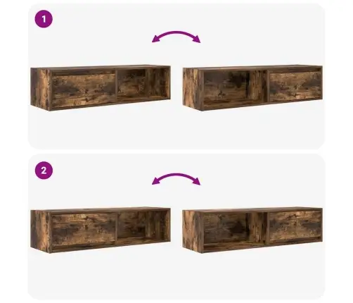 Tv Skapīši, 2 Gab., 100X31X25,5 Cm, Inženierijas Koks Vidaxl