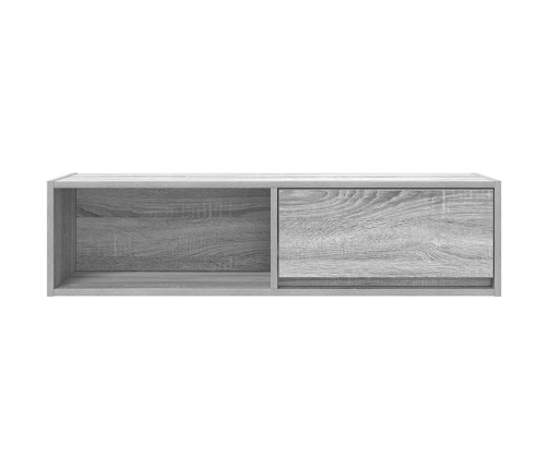 Tv Skapītis, Pelēcīga Ozolkoka, 100X31X25,5 Cm Vidaxl