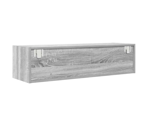 Tv Skapītis, Pelēcīga Ozolkoka, 100X31X25,5 Cm Vidaxl