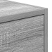 Tv Skapītis, Pelēcīga Ozolkoka, 100X31X25,5 Cm Vidaxl