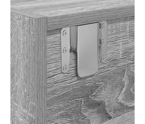 Tv Skapītis, Pelēcīga Ozolkoka, 100X31X25,5 Cm Vidaxl