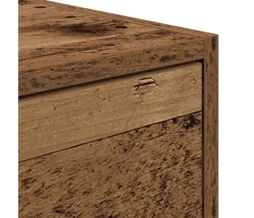 Tv Skapītis, Veca Koka, 100X31X25,5 Cm, Inženierijas Koks Vidaxl