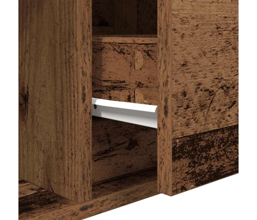 Tv Skapīši, 2 Gab., Veca Koka 100X31X25,5 Cm, Inženierijas Koks Vidaxl