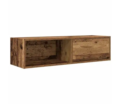 Tv Skapīši, 2 Gab., Veca Koka 100X31X25,5 Cm, Inženierijas Koks Vidaxl