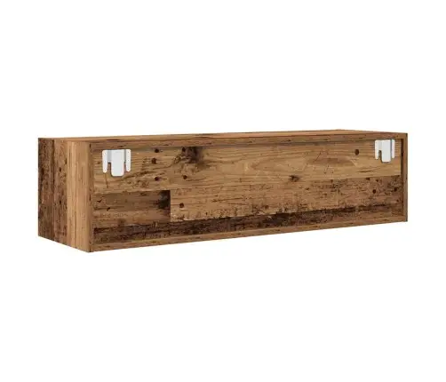Tv Skapīši, 2 Gab., Veca Koka 100X31X25,5 Cm, Inženierijas Koks Vidaxl