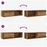 Tv Skapīši, 2 Gab., Veca Koka 100X31X25,5 Cm, Inženierijas Koks Vidaxl