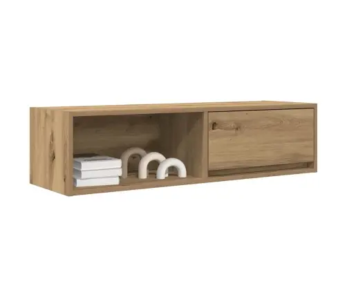 Tv Skapīši, 2 Gab., Koka Krāsā 100X31X25,5 Cm Inženierijas Koks Vidaxl