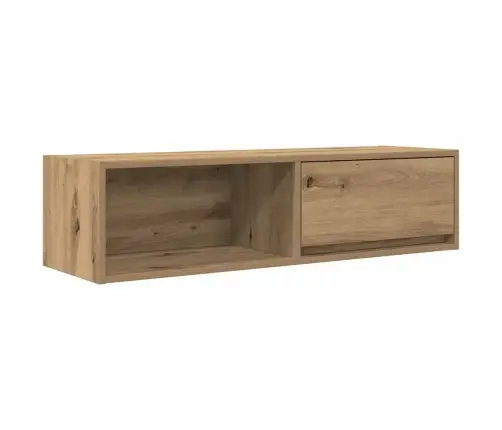 Tv Skapīši, 2 Gab., Koka Krāsā 100X31X25,5 Cm Inženierijas Koks Vidaxl