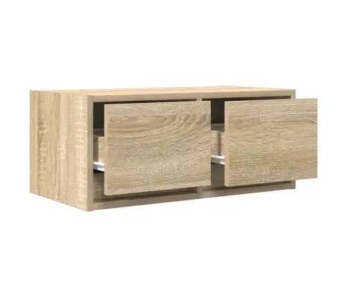 Seina Telerikapid, 2 Tk, Sonoma Tamm, 60X31X25,5 cm Tehispuit