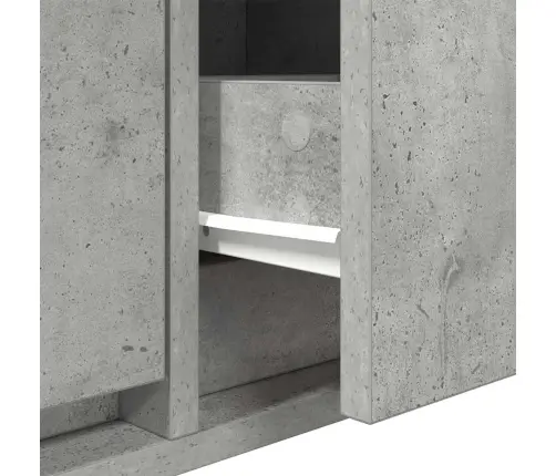 Tv Skapītis, Betonpelēks, 60X31X25,5 Cm, Inženierijas Koks Vidaxl