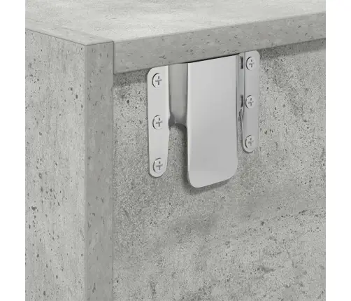 Tv Skapītis, Betonpelēks, 60X31X25,5 Cm, Inženierijas Koks Vidaxl