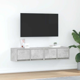 Seina Telerikapid, 2 Tk, Betoonhall, 60X31X25,5 cm Tehispuit