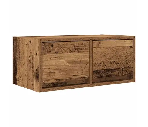 Tv Skapītis, Veca Koka, 60X31X25,5 Cm, Inženierijas Koks Vidaxl