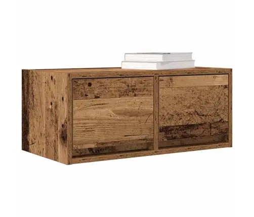 Tv Skapītis, Veca Koka, 60X31X25,5 Cm, Inženierijas Koks Vidaxl