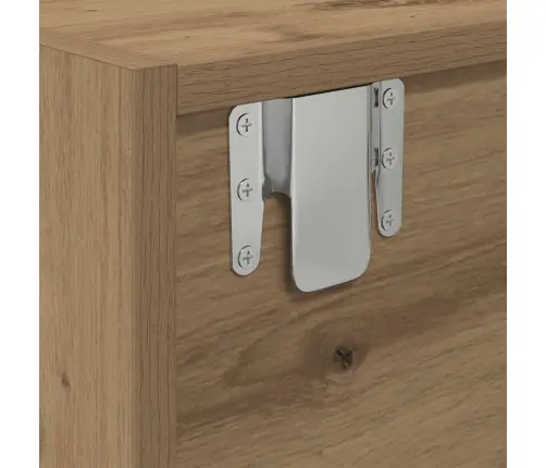 Tv Skapītis, Koka Krāsā, 60X31X25,5 Cm, Inženierijas Koks Vidaxl