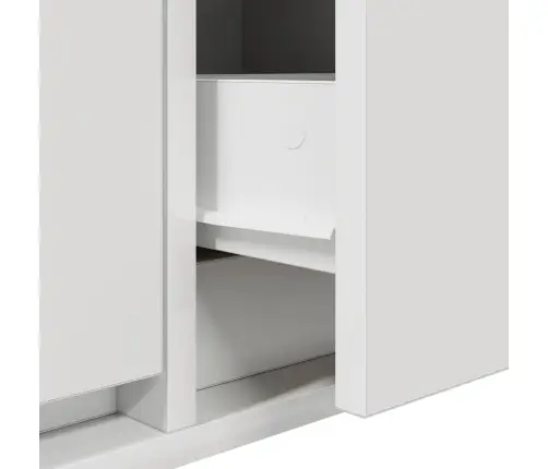 Tv Skapīši, 2 Gab., Balti, 80X31X25,5 Cm, Inženierijas Koks Vidaxl