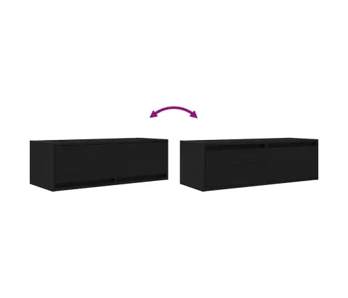 Televizoriaus Spintelės, 2Vnt., 80X31X25,5 cm Mediena