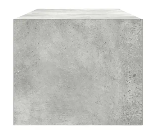 Tv Skapītis, Betonpelēks, 80X31X25,5 Cm, Inženierijas Koks Vidaxl
