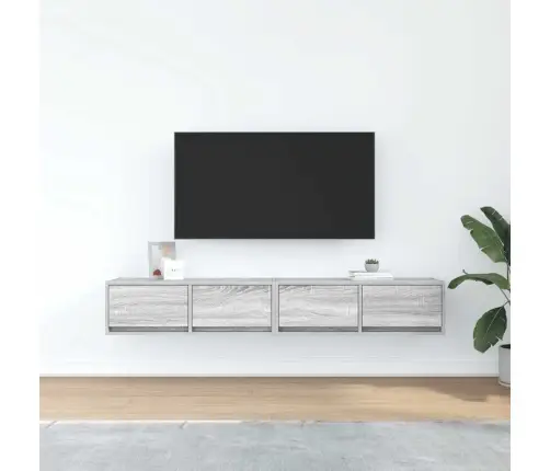 Tv Skapīši, 2 Gab., 80X31X25,5 Cm, Inženierijas Koks Vidaxl