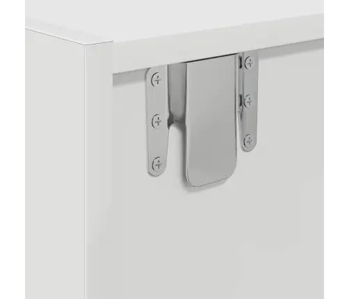 Tv Skapītis Balts 100X31X25,5 Cm Inženierijas Koks Vidaxl