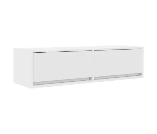 Tv Skapītis Balts 100X31X25,5 Cm Inženierijas Koks Vidaxl