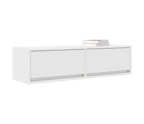 Tv Skapītis Balts 100X31X25,5 Cm Inženierijas Koks Vidaxl