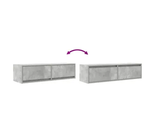 Tv Konstruktors Betonam Pelēkā 100X31X25,5 Cm Inženierijas Koks Vidaxl