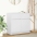 Kumode Ar Atvilktni, Balta, 80X34X76 Cm, Inženierijas Koks Vidaxl