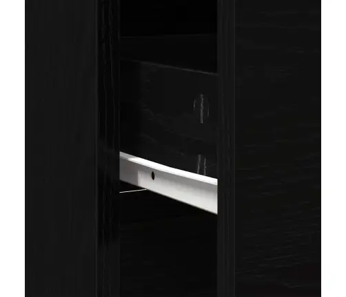 Puhvetkapp Sahtliga, Must Tamm, 80X34X76 cm Tehispuit