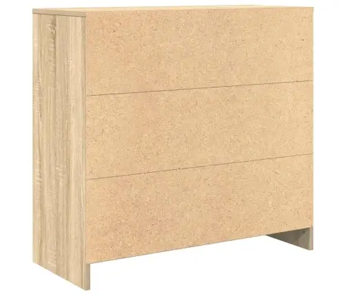 Kumode Ar Atvilktni, 80X34X76 Cm, Inženierijas Koks Vidaxl