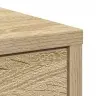 Kumode Ar Atvilktni, 80X34X76 Cm, Inženierijas Koks Vidaxl