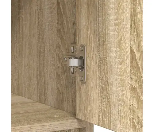 Kumode Ar Atvilktni, 80X34X76 Cm, Inženierijas Koks Vidaxl