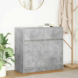 Kumode Ar Atvilktni, 80X34X76 Cm, Inženierijas Koks Vidaxl