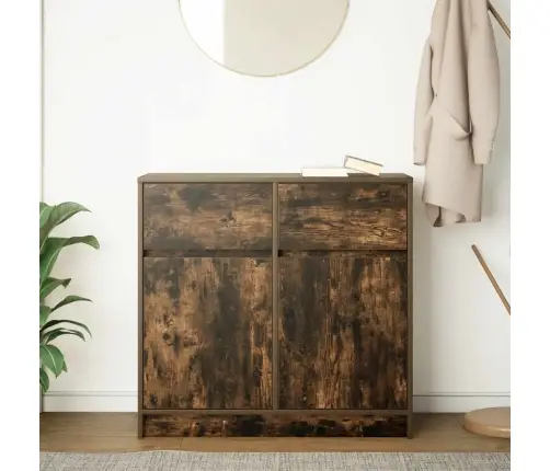 Kumode Ar Atvilktni, 80X34X76 Cm, Inženierijas Koks Vidaxl Kumode Ar Atvilktni, 80X34X76 Cm, Inženierijas Koks Vidaxl
